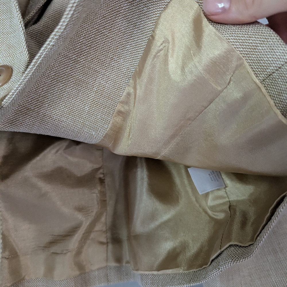 Vtg Pendleton Single Button Wool Blend Woven Blaz… - image 8